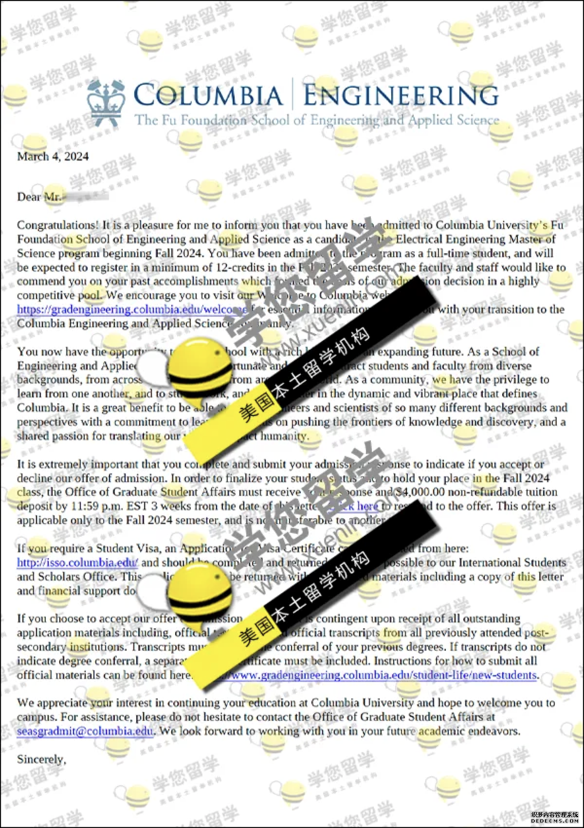 “常春藤”哥伦比亚大学｜U.S. News全美排名第12，独家解析「电气工程」硕士录取案例！