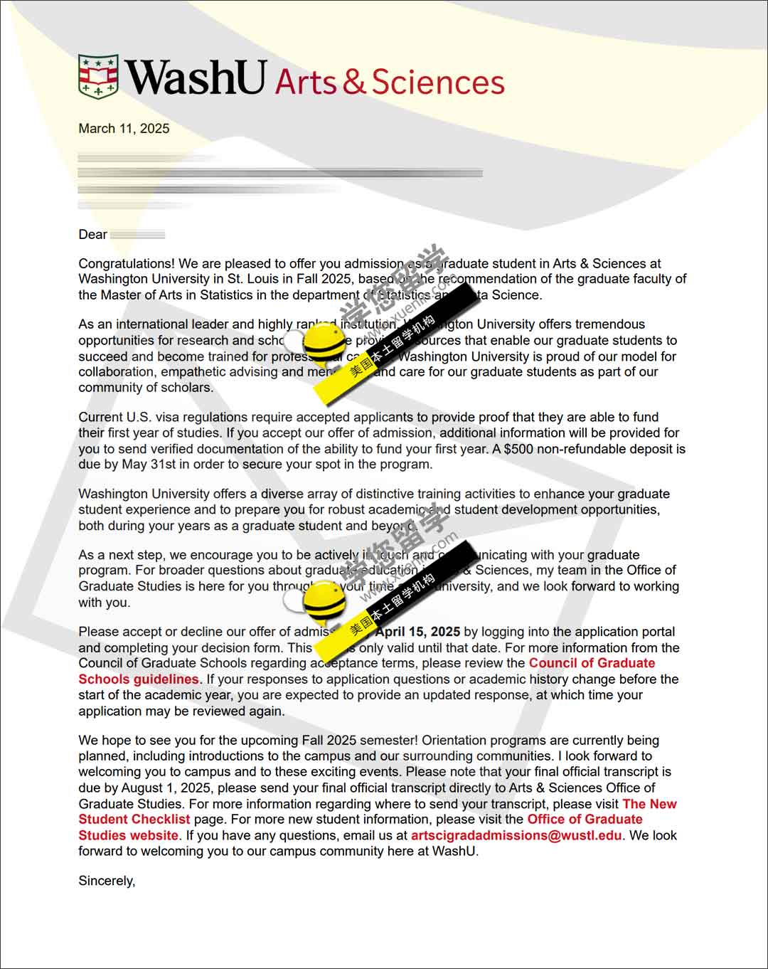2025fall_拿下WUSTL 数学 offer！一箭命中！
